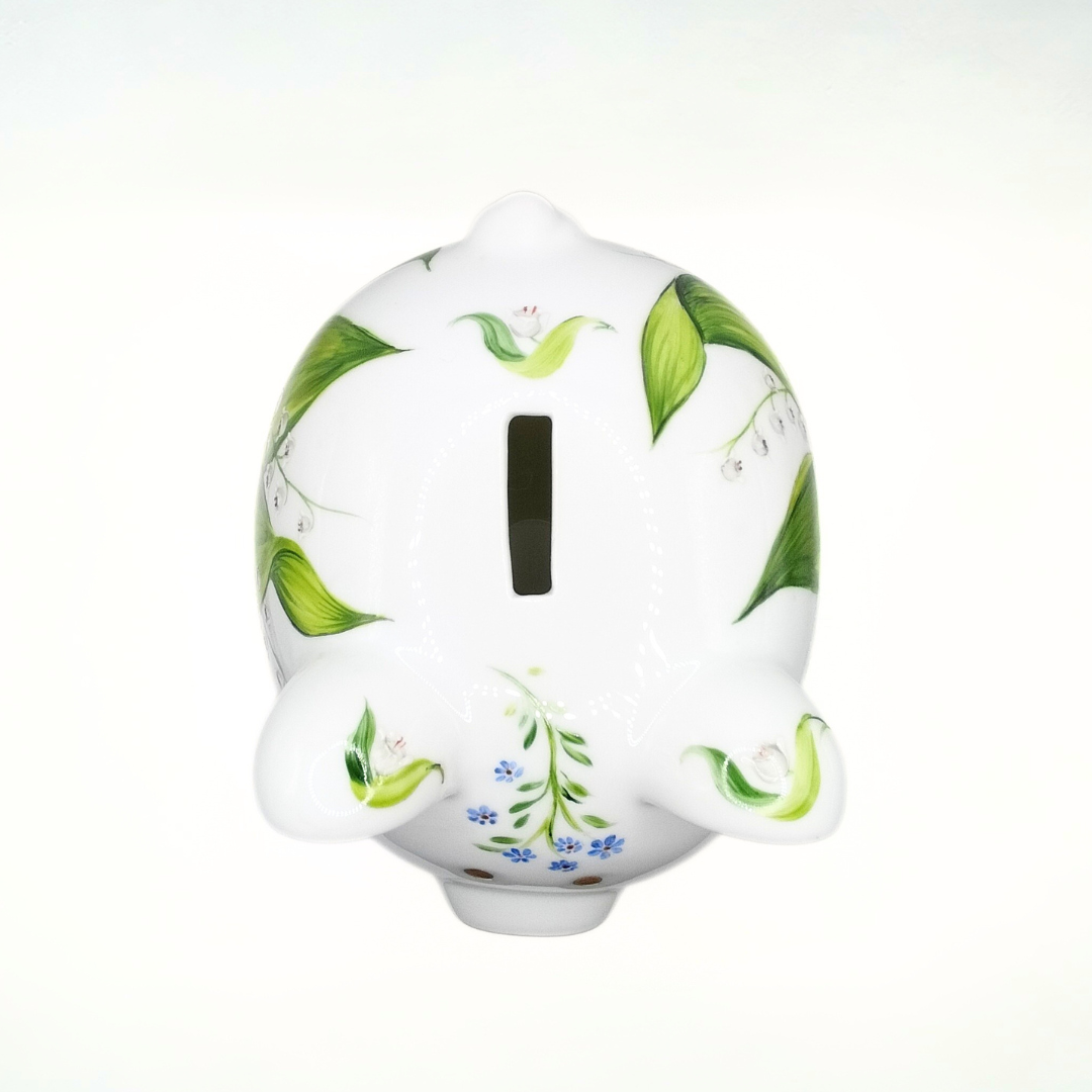Tirelire 15,5 cm Muguet du Bonheur