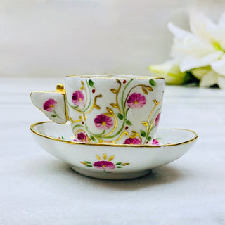 Tasse à café papillon Madame de Pompadour