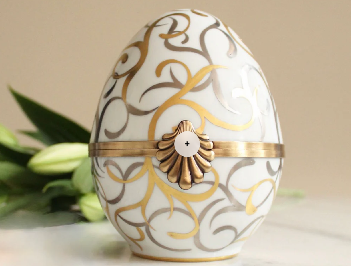 Exception – Oeuf 18.2 – xxxx Custom Painted Egg with 2-inch Perfume Bottle Fitting