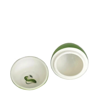 Oeuf bride 6.5 Muguet du Bonheur vert muguet