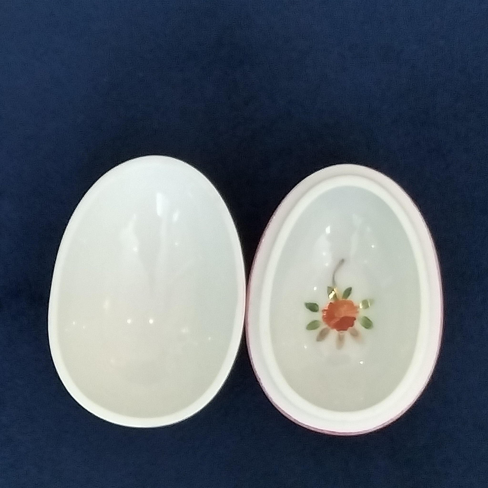 Oeuf couché bride Marie-Antoinette rose