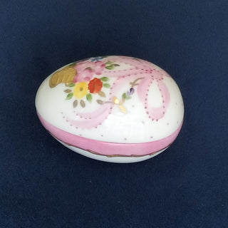 Oeuf couché bride Marie-Antoinette rose