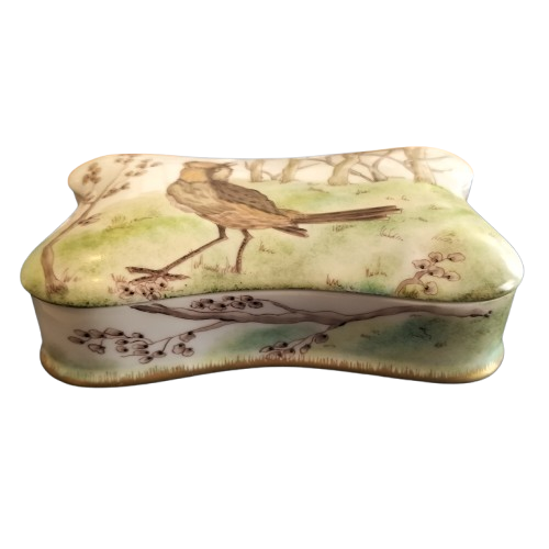 Boîte écrin Oiseau Brun