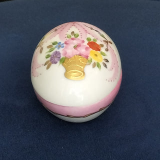 Oeuf couché bride Marie-Antoinette rose