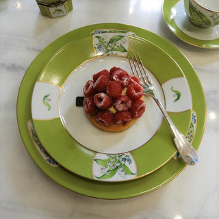 Assiette à dessert en porcelaine