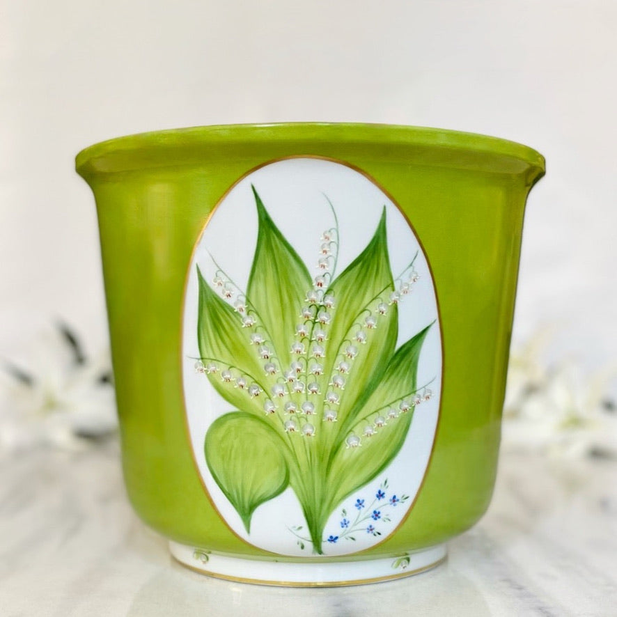 Cadeau en porcelaine muguet du bonheur