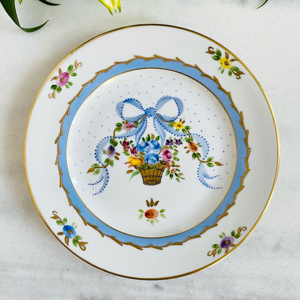 Blue Marie-Antoinette Dessert Plate