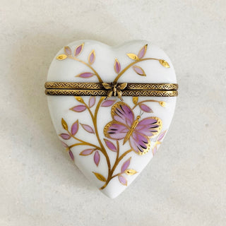 Papillon Infini Mauve Heart Box