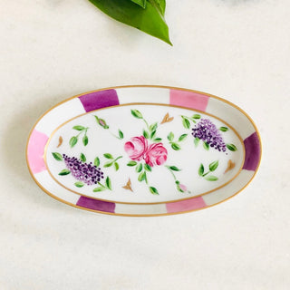 Roses Et Lilas Oval Cup